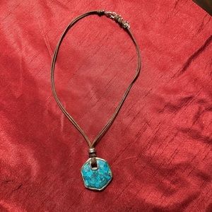 Silpada reversible lapis and turquoise necklace